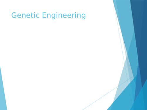 Genetic Engineering - AQA