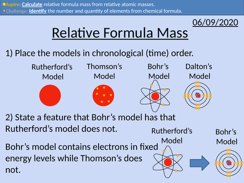 What Is The Relative Formula Mass In Chemistry