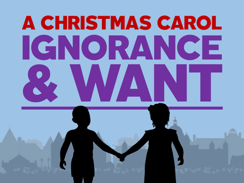 ignorance and want christmas carol essay