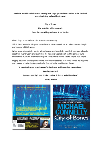 CCEA Reading Media Texts: City of Bones