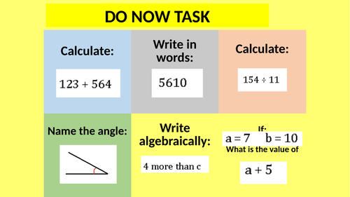 Simplify Expressions Full Lesson | Teaching Resources