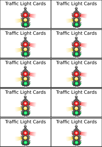Traffic Light Cards