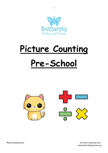 Pre-School Picture Counting Workbooks