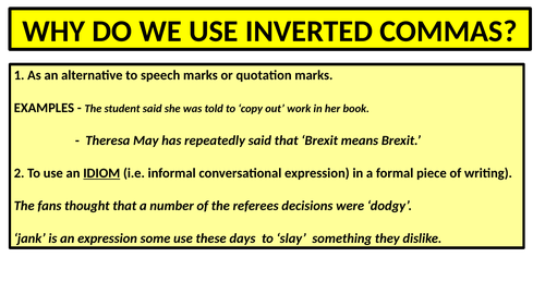 inverted-commas-teaching-resources