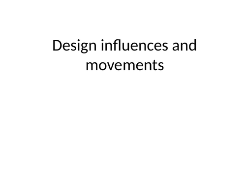Design influences virtual lesson