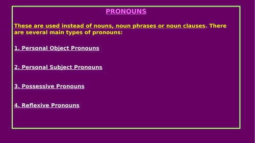 RELATIVE PRONOUNS