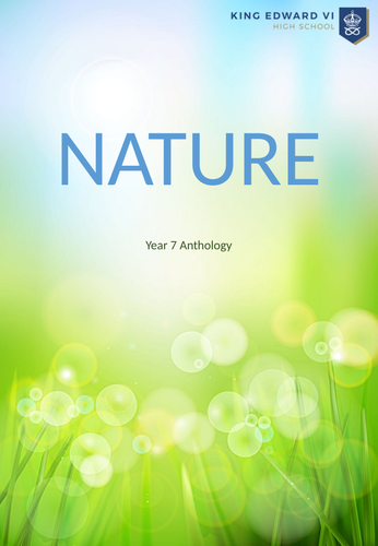 KS3 Nature Anthology - Introduction to Romantic poetry