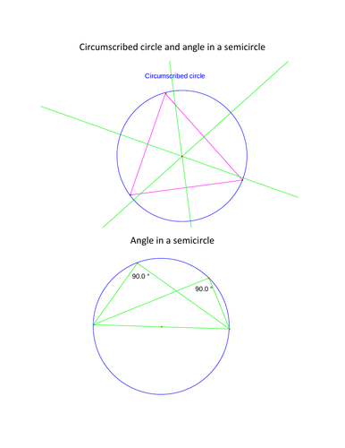 Circle Theorem - Multiple Theorems