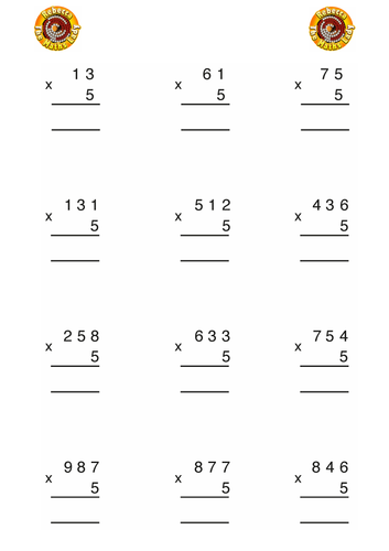 Multiplication by 6
