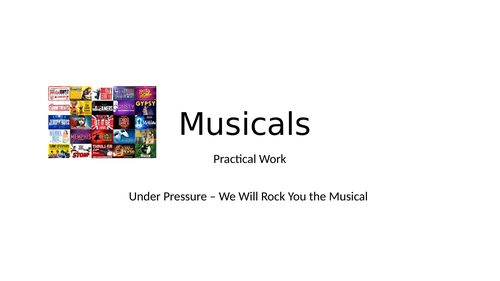 Musicals practical work for distance learning