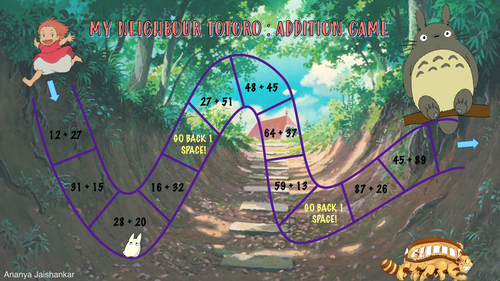 Addition Game - 2 Digits