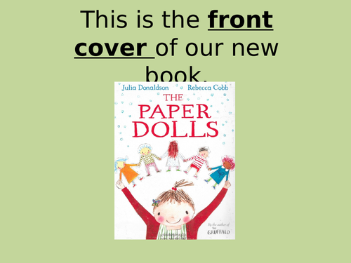 The Paper Dolls Literacy Pack