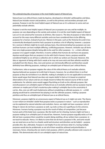 Strengths and weaknesses of natural law essay image