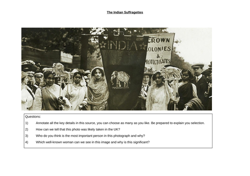 The Indian Suffragettes