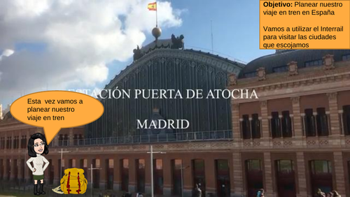 Virtual  railway trip to Spain