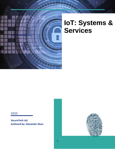 The Internet of Things (IoT) Assignment 1: Systems and Services