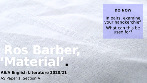 Barber, 'Material'