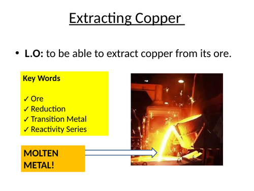 Edexcel extracting copper from copper oxide gd1-5