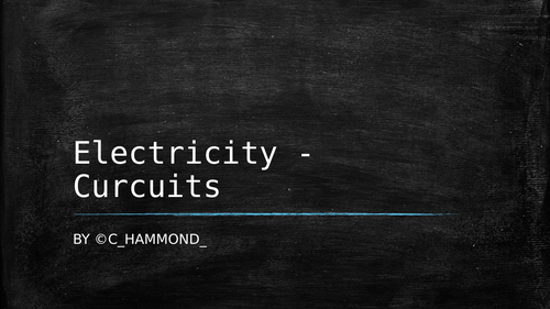 Physics Electrcity Circuits