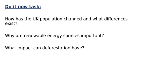 The management of populations