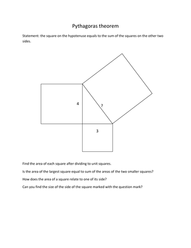 Pythagoras Theorem - Statement, Practice and Proof