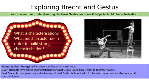 Introducing Bertolt Brecht and Gestus