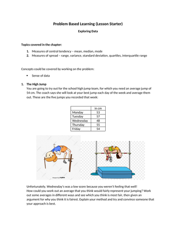 Statistics - Exploring Data - As Level