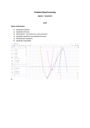 Algebra - Coordinate Geometry (Quadratics) - As Level - Railroad problem