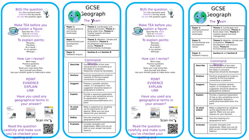 Revision Bookmarks for WJEC GCSE and A-level