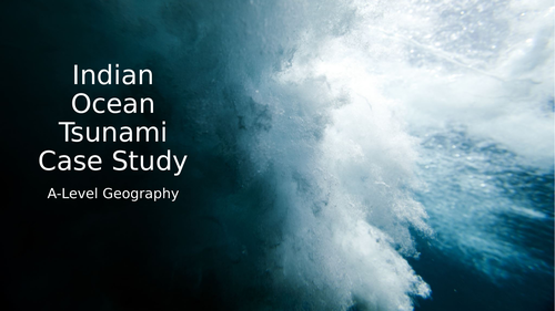 recent tsunami case study