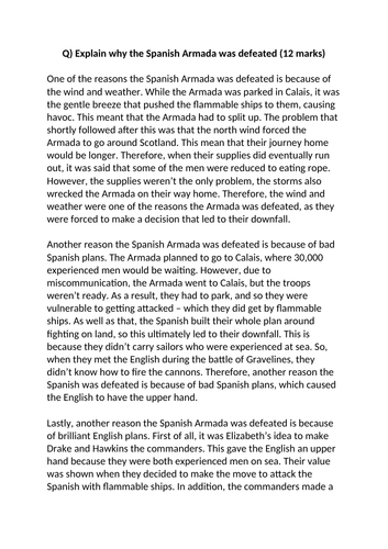 spanish armada essay