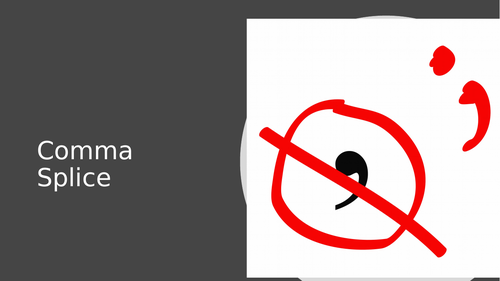 Understanding the Comma Splice