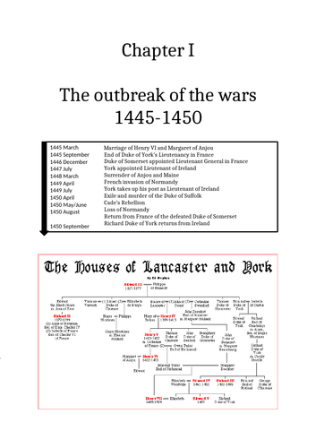 Wars of the Roses OCR History A Level