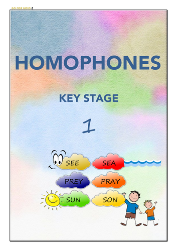HOMOPHONES KEY STAGE 1