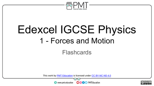 Edexcel IGCSE Physics Flashcards