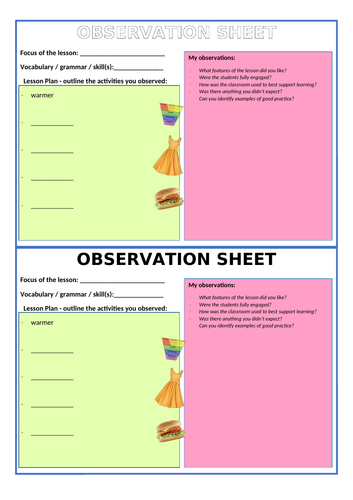 Introduction to TEFL - Worksheets and SOW