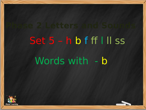 Phase 2 Set 5 L&S All sounds and decodable words