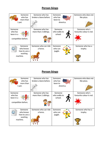 Person Bingo