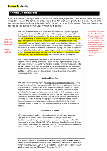 Range of reading and writing booklets