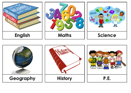 Classroom Visual timetable