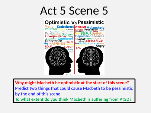 Act 5 Scene 5 Macbeth Teaching Resources 7842