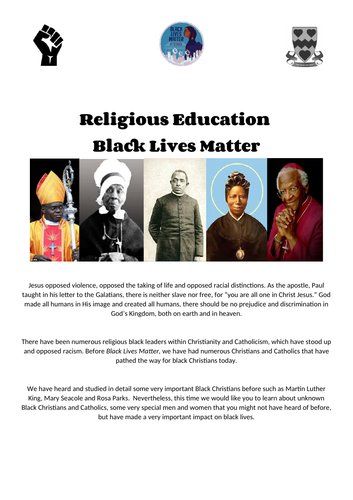 Religious Education and Black Lives Matter