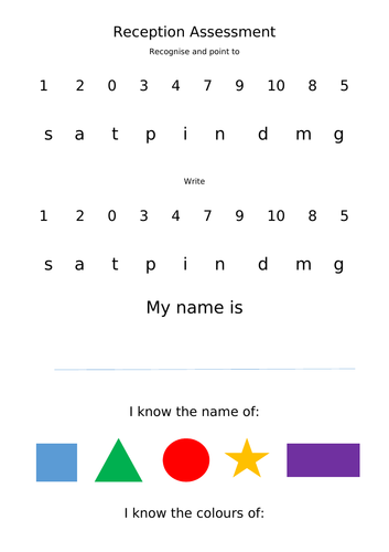 Basic Reception Assessment