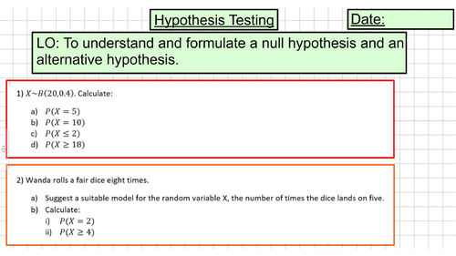 Introduction to Hypothesis Testing (Unit 10 - Introduction to Hypothesis Testing)