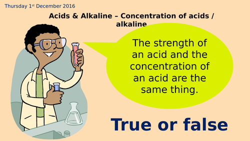 Concentration KS3 Chemistry