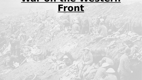 Western Front battles in WWI