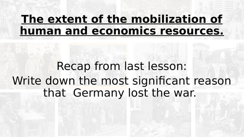 Was WWI a Total War?