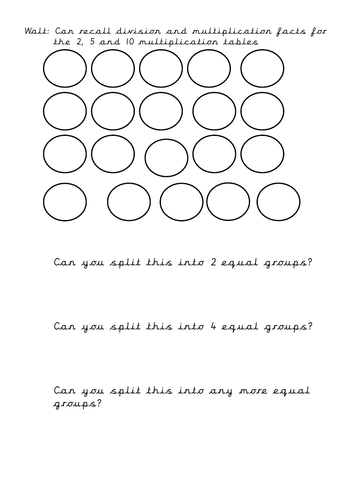 Arrays and division | Teaching Resources