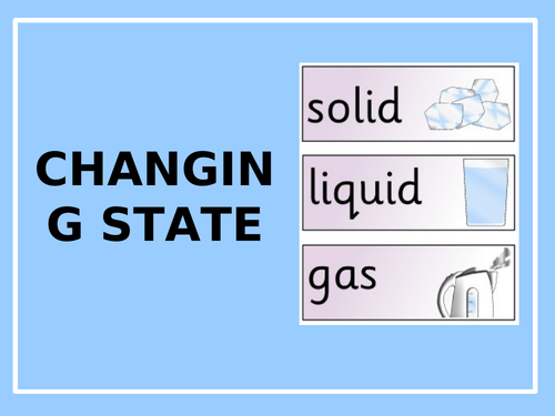 Water - Changing State, Particles and The Water Cycle