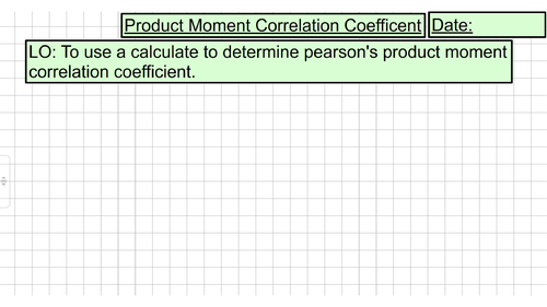 Correlation Coefficients PMCC (Unit 6 - Bivariate Data)